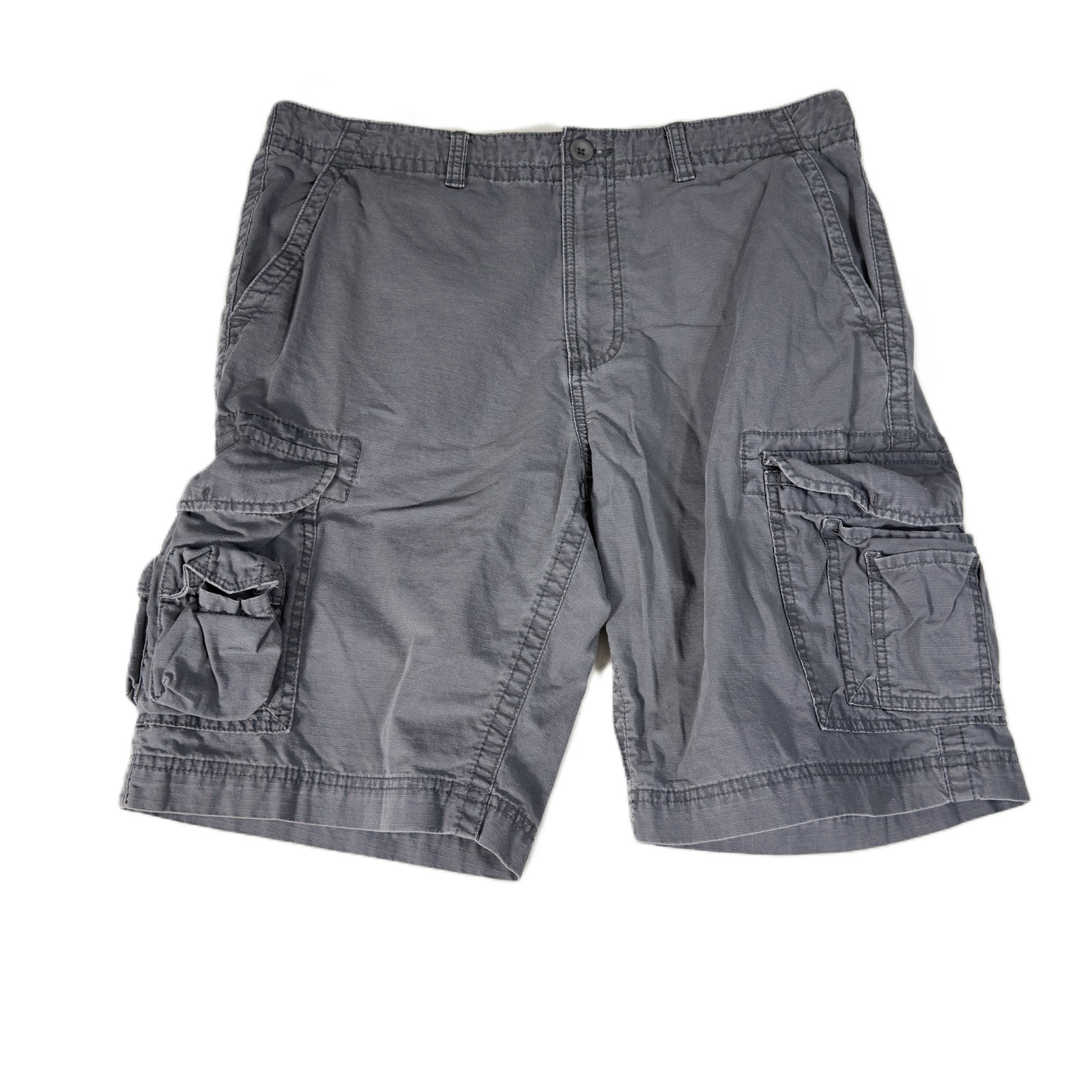 Sonoma Life & Style Cargo Shorts Men's 36w Button Pockets Carpenter 100% Cotton